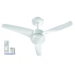 Ventilador Mondial Maxi Air Control VTE-02 Branco 127V Teto Com Controle Remoto 3 Pás (9070-01)